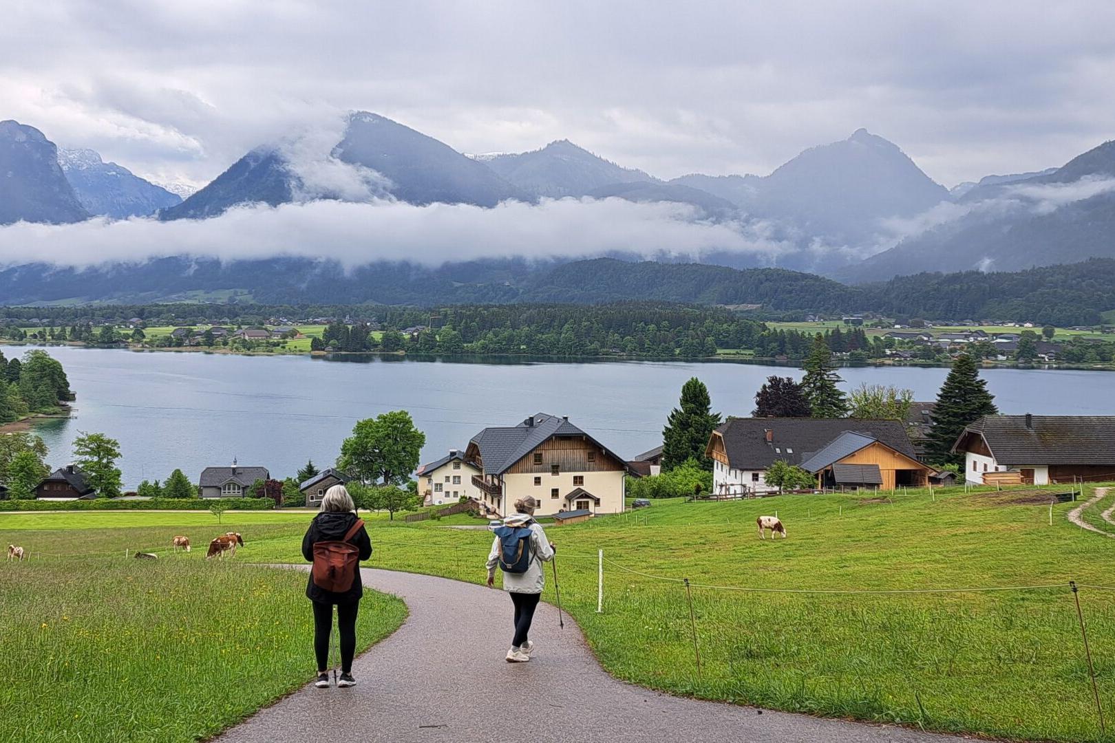 A walking holiday together saw us travelling to Austria for Salzburg’s Lake District